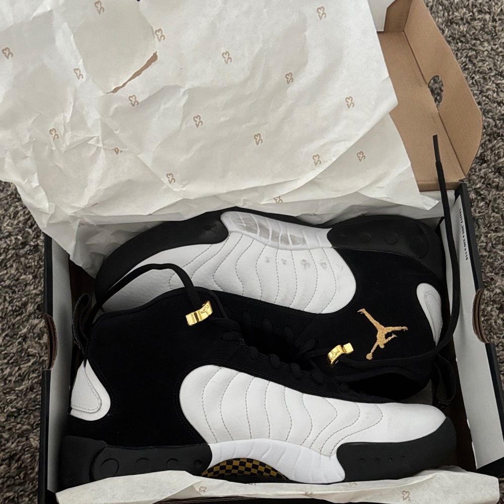 Jordan Jumpman Pro Black and Metallic Gold